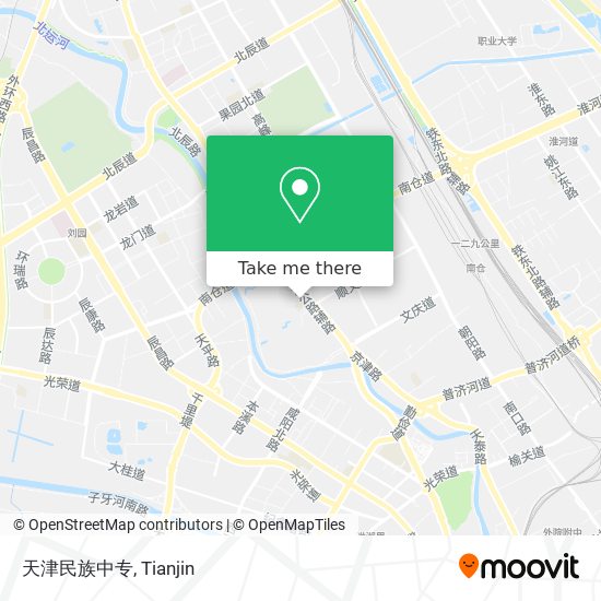 天津民族中专 map