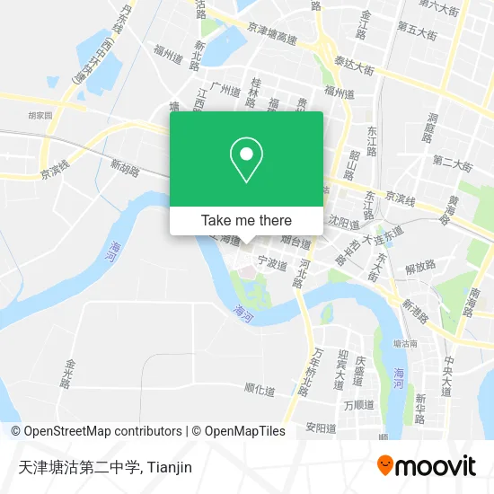 天津塘沽第二中学 map