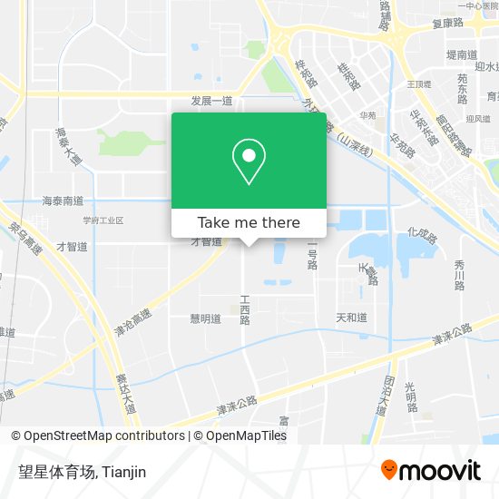 望星体育场 map