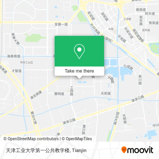 天津工业大学第一公共教学楼 map