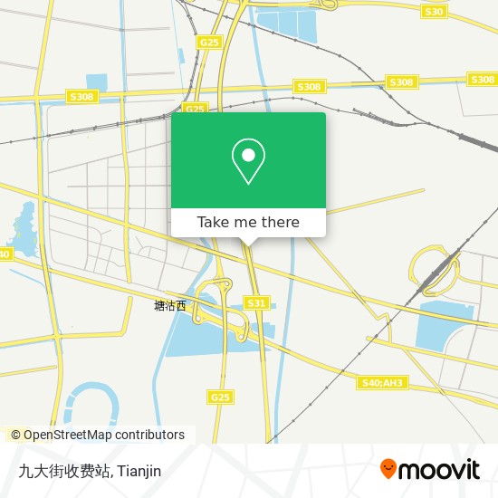九大街收费站 map