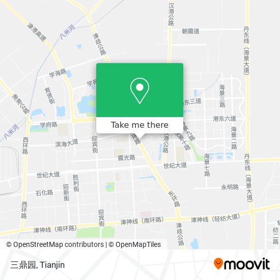 三鼎园 map