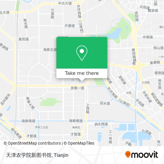 天津农学院新图书馆 map
