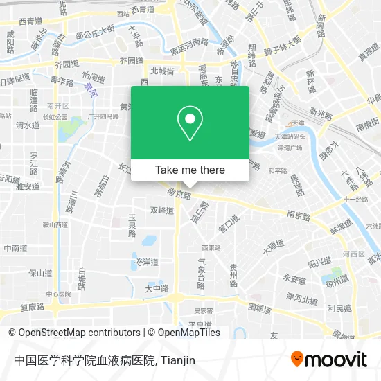中国医学科学院血液病医院 map