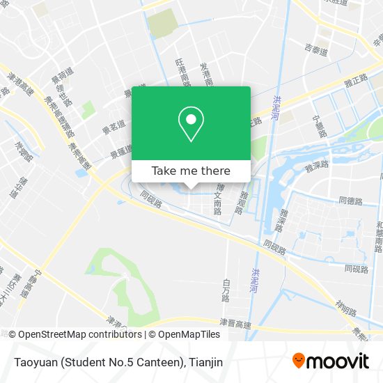 Taoyuan (Student No.5 Canteen) map