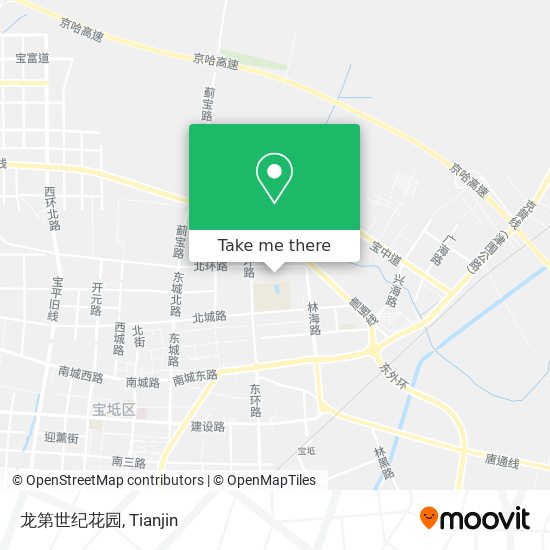龙第世纪花园 map