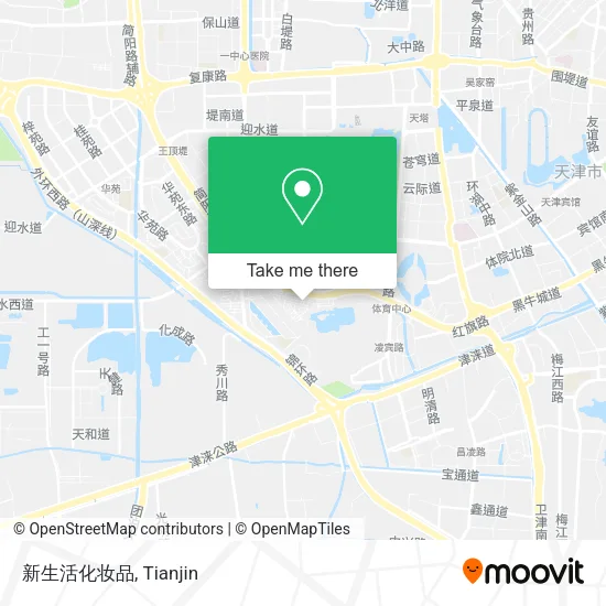新生活化妆品 map