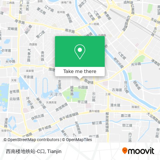 西南楼地铁站-C口 map