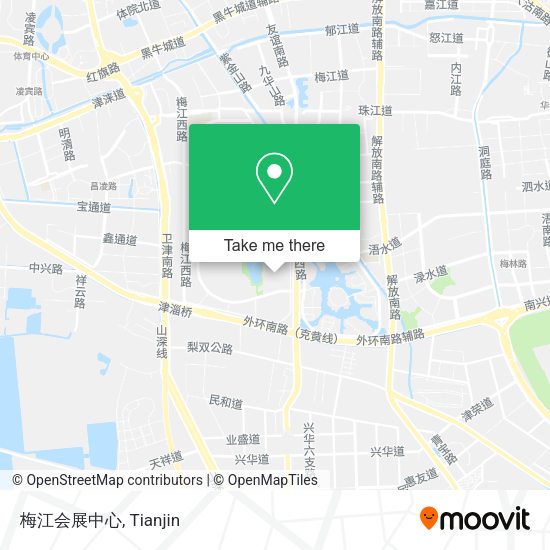 梅江会展中心 map