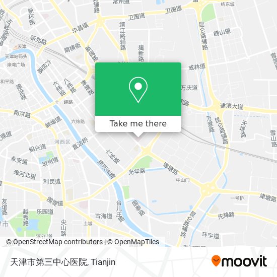 天津市第三中心医院 map