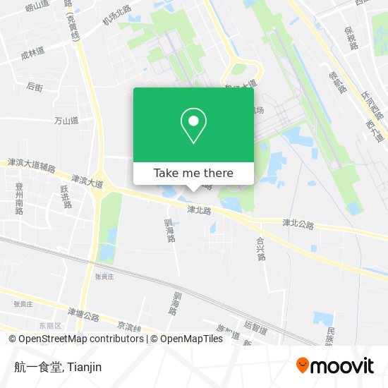 航一食堂 map