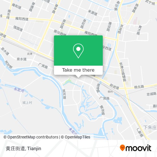 黄庄街道 map