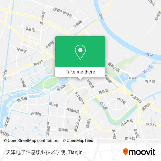 天津电子信息职业技术学院 map