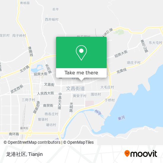 龙港社区 map