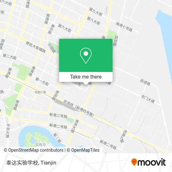 泰达实验学校 map