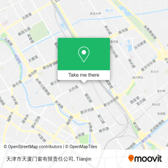 天津市天厦门窗有限责任公司 map