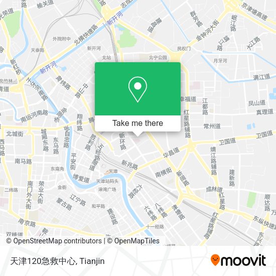 天津120急救中心 map