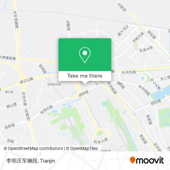 李明庄车辆段 map