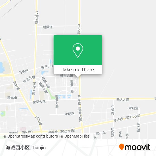海诚园小区 map
