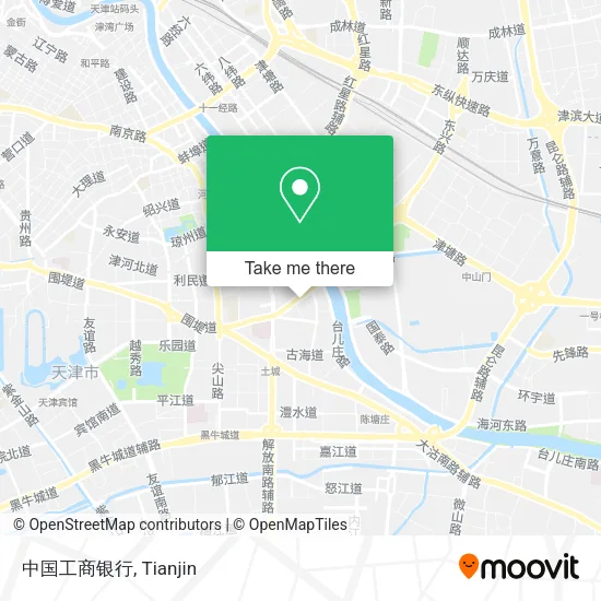 中国工商银行 map