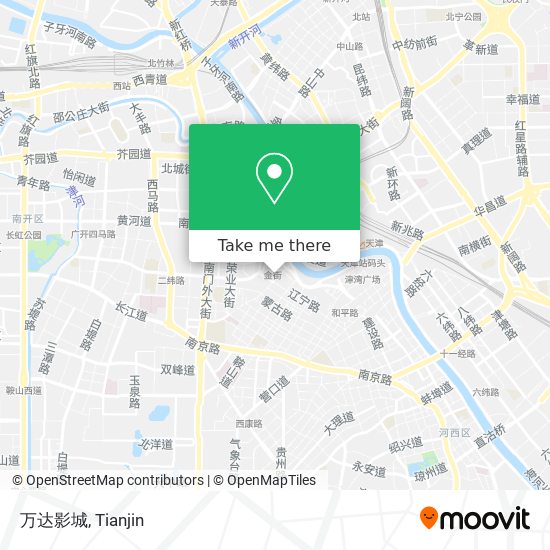 万达影城 map