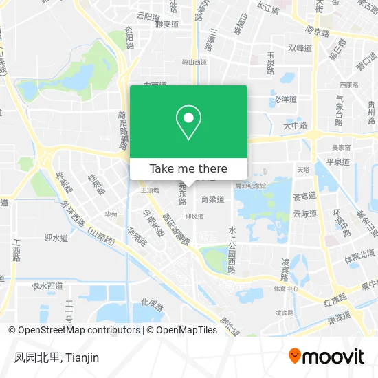 凤园北里 map