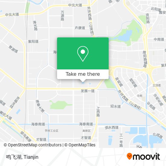 鸣飞湖 map