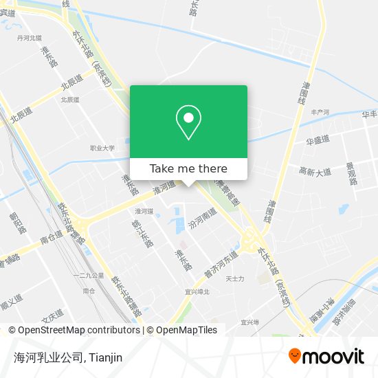 海河乳业公司 map