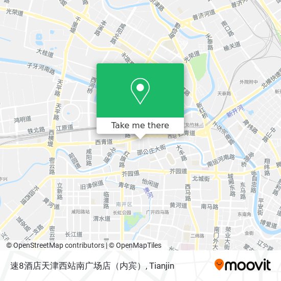 速8酒店天津西站南广场店（内宾） map