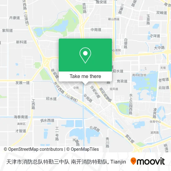 天津市消防总队特勤三中队 南开消防特勤队 map