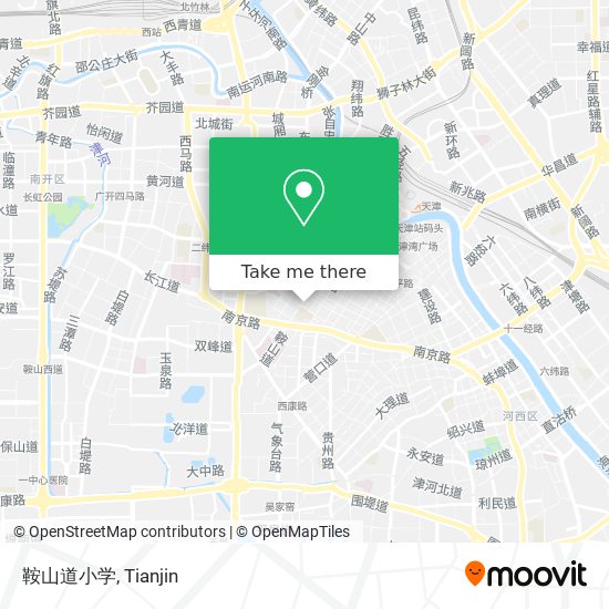 鞍山道小学 map