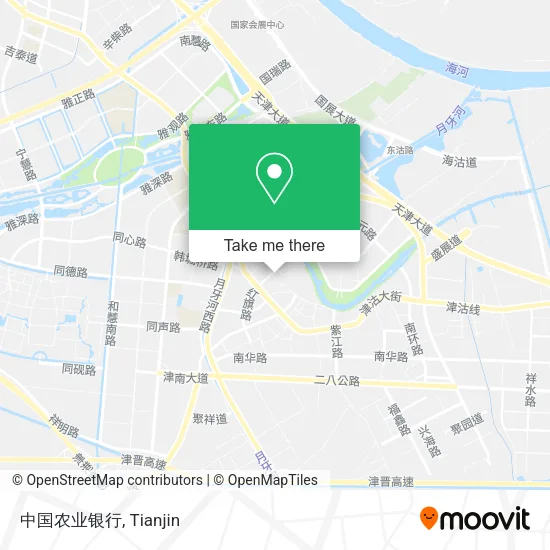 中国农业银行 map