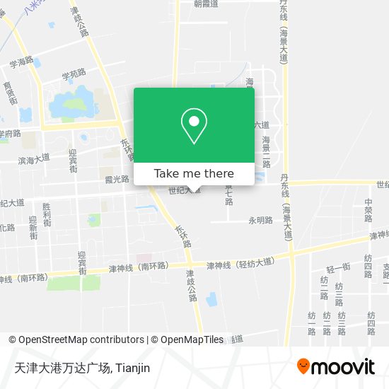天津大港万达广场 map