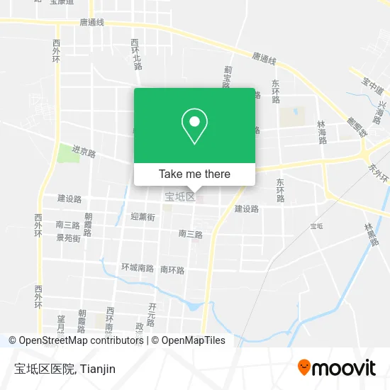 宝坻区医院 map