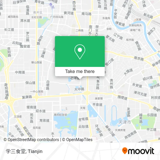 学三食堂 map