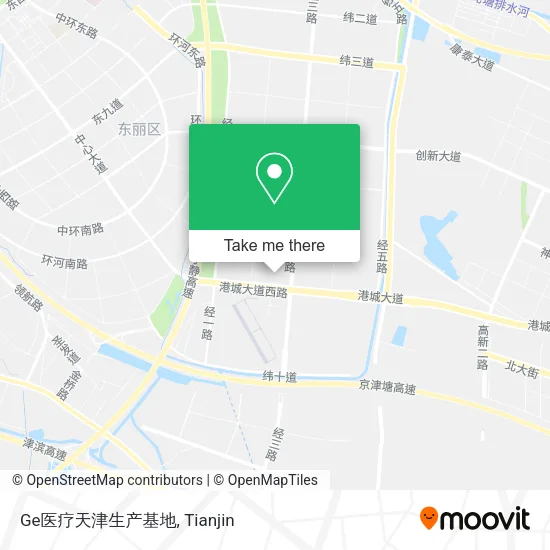 Ge医疗天津生产基地 map