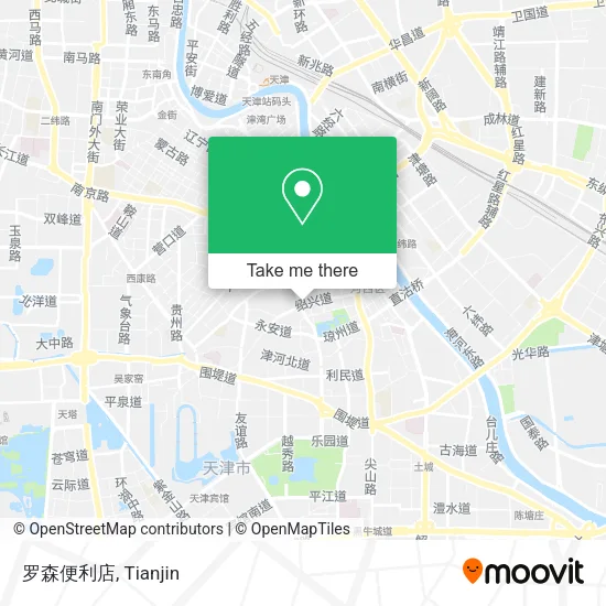 罗森便利店 map
