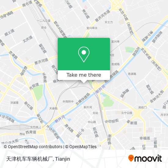 天津机车车辆机械厂 map