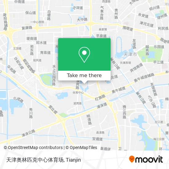 天津奥林匹克中心体育场 map