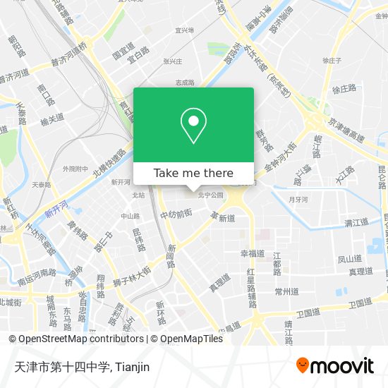天津市第十四中学 map