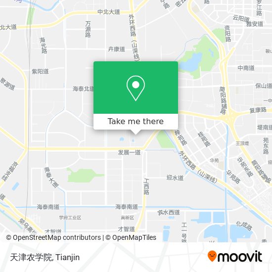 天津农学院 map