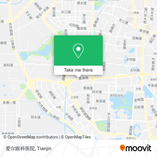 爱尔眼科医院 map