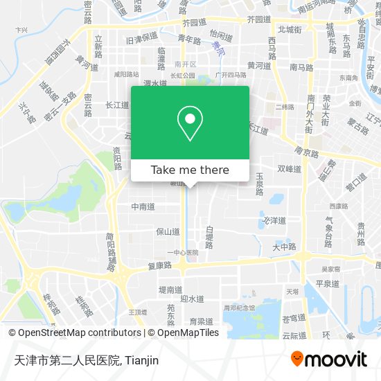 天津市第二人民医院 map