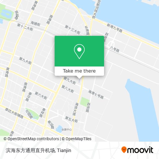 滨海东方通用直升机场 map