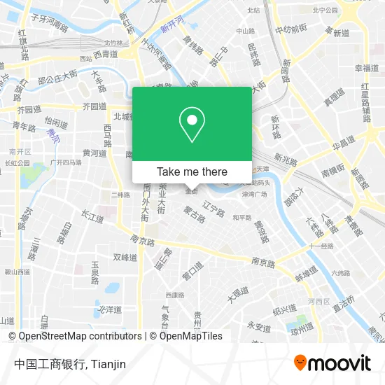 中国工商银行 map