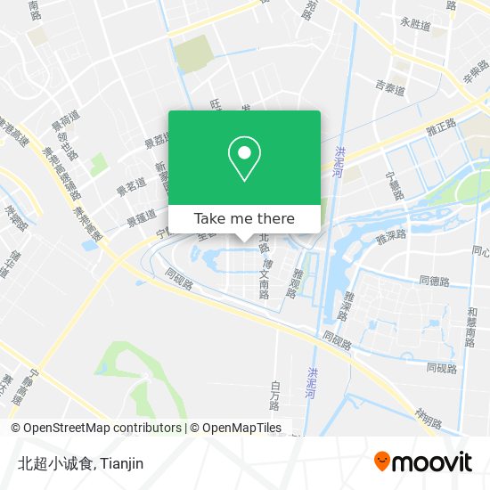 北超小诚食 map