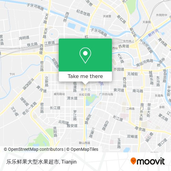 乐乐鲜果大型水果超市 map