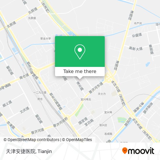 天津安捷医院 map
