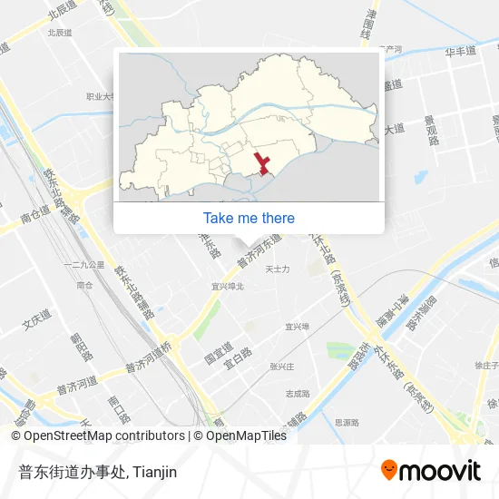 普东街道办事处 map