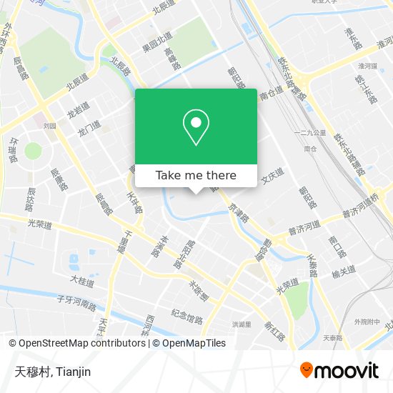 天穆村 map